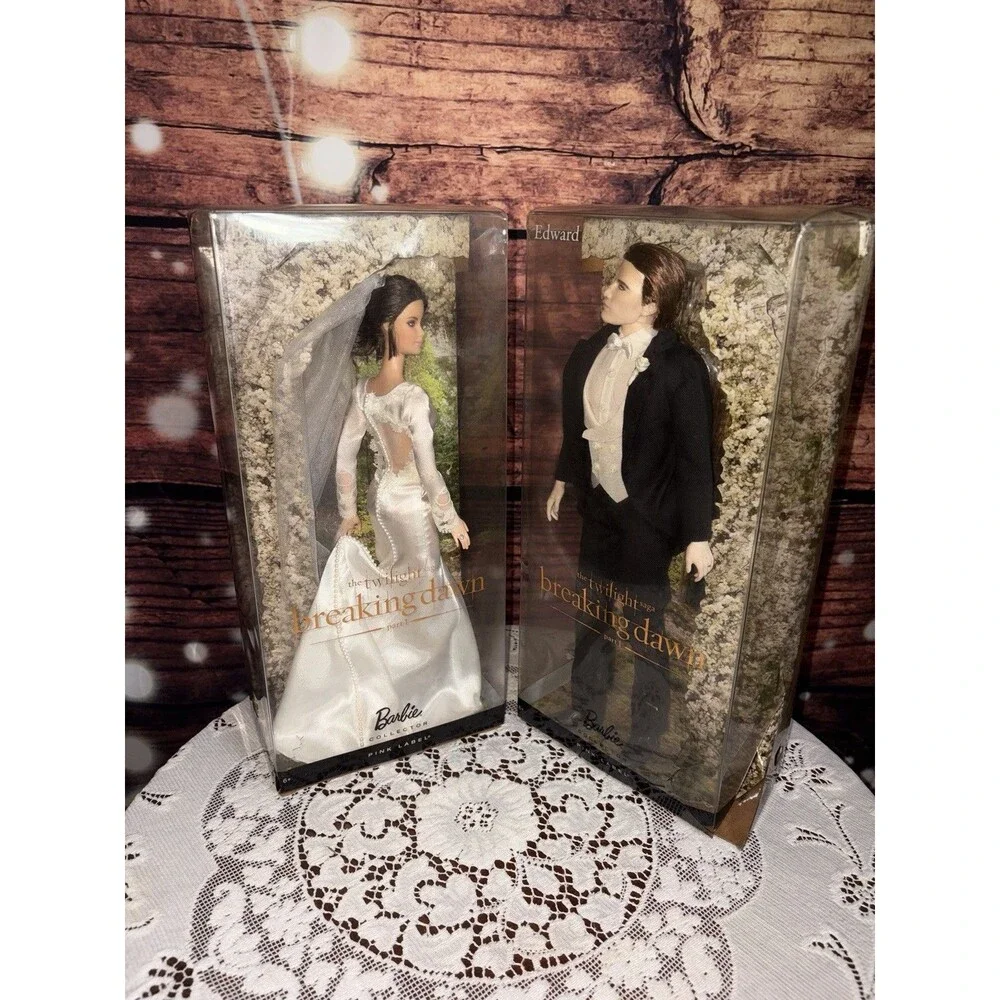 Twilight: Breaking Dawn Pt 1 Bella And Edward Wedding Barbie’s Pink Label